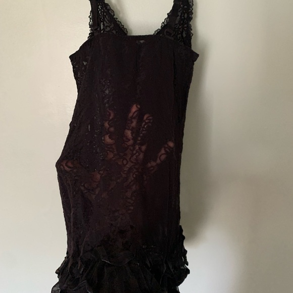 Victoria’s Secret black lace babydoll lingerie. - Picture 4 of 6